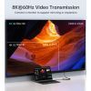 Дата кабель USB-C to USB-C 1.2m USB4.0 Gen3 240W (8K HDR) Choetech (XCC-1040-GY) изображение 10