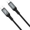 Дата кабель USB-C to USB-C 1.2m USB4.0 Gen3 240W (8K HDR) Choetech (XCC-1040-GY) изображение 3