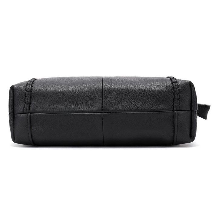 Сумка Vintage Кожаная Черная (20051) изображение 8