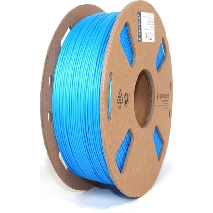 Пластик для 3D-принтера Gembird PLA+, 1.75 мм, 1 kg, gray (3DP-PLA+1.75-02-GR)