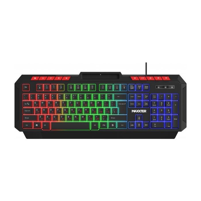 Клавиатура Maxxter KBG-UML-02B-UA USB UA Black (KBG-UML-02B-UA)