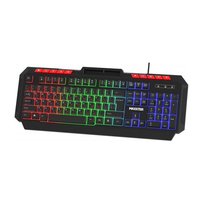 Клавиатура Maxxter KBG-UML-02B-UA USB UA Black (KBG-UML-02B-UA) изображение 2