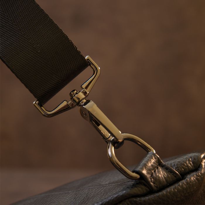 Сумка Vintage Флотар через плечо Черная (20444) изображение 10