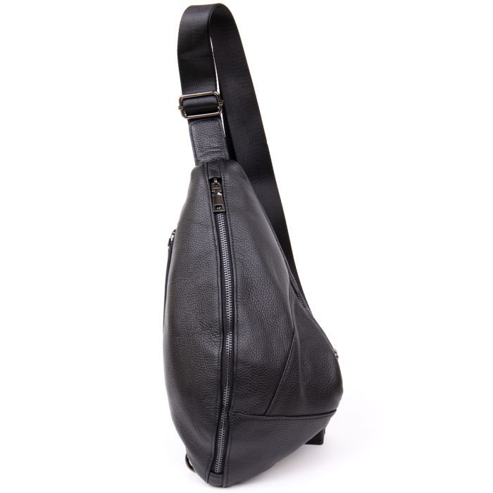 Сумка Vintage Флотар через плечо Черная (20444)