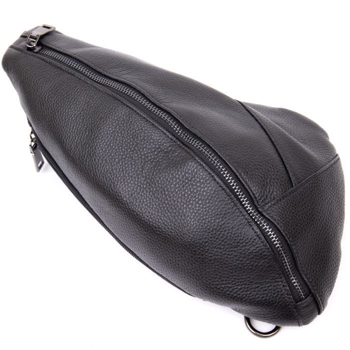 Сумка Vintage Флотар через плечо Черная (20444) изображение 5