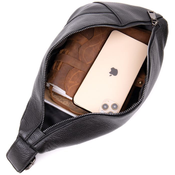 Сумка Vintage Флотар через плечо Черная (20444) изображение 6