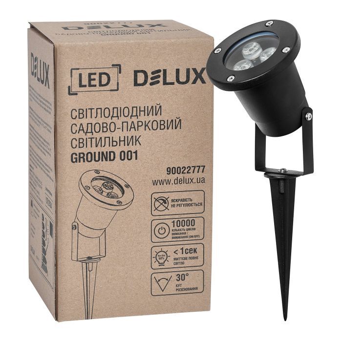 Светильник Delux GROUND 001 LED 3W 5000К 230V IP64 (90022777) изображение 2