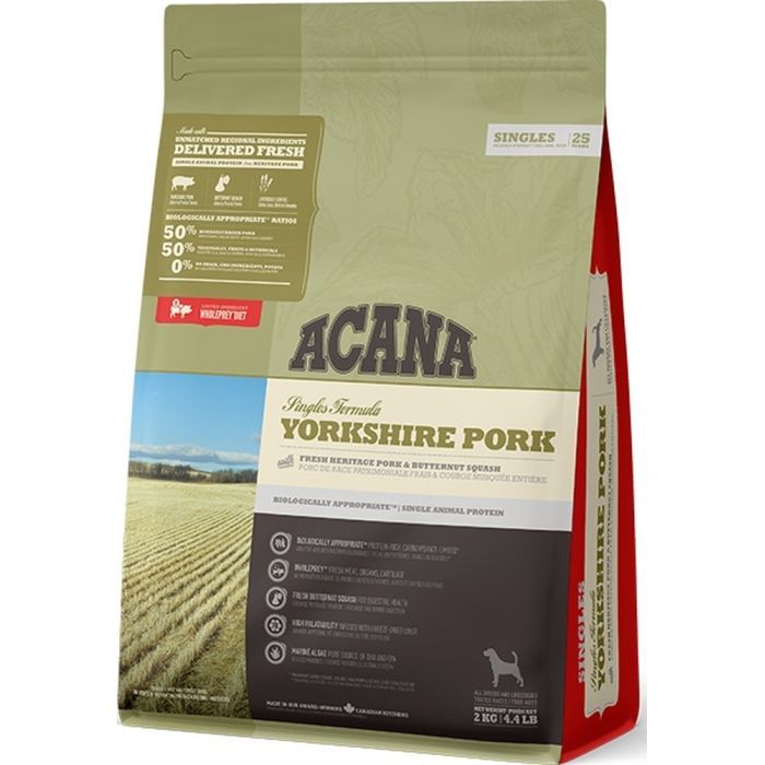 Сухой корм для собак ACANA Yorkshire Pork 6 кг (0064992572600) изображение 2