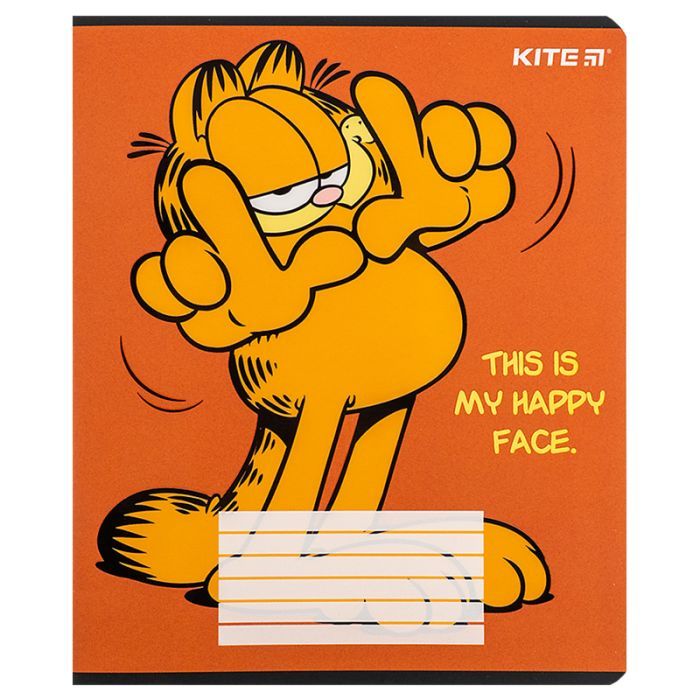 Зошит Kite Garfield, 18 аркушів, лінія (GF24-237) зображення 10
