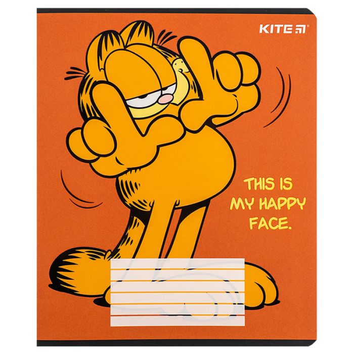 Зошит Kite Garfield, 18 аркушів, лінія (GF24-237) зображення 10