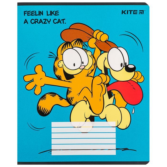 Зошит Kite Garfield, 18 аркушів, лінія (GF24-237) зображення 6