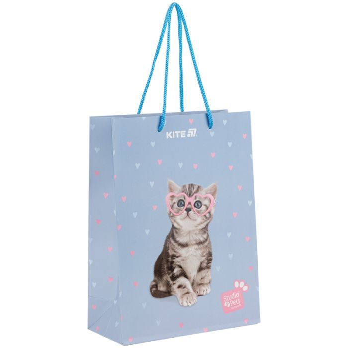 Подарочный пакет Kite Studio Pets, 18х24 см (SP25-265)