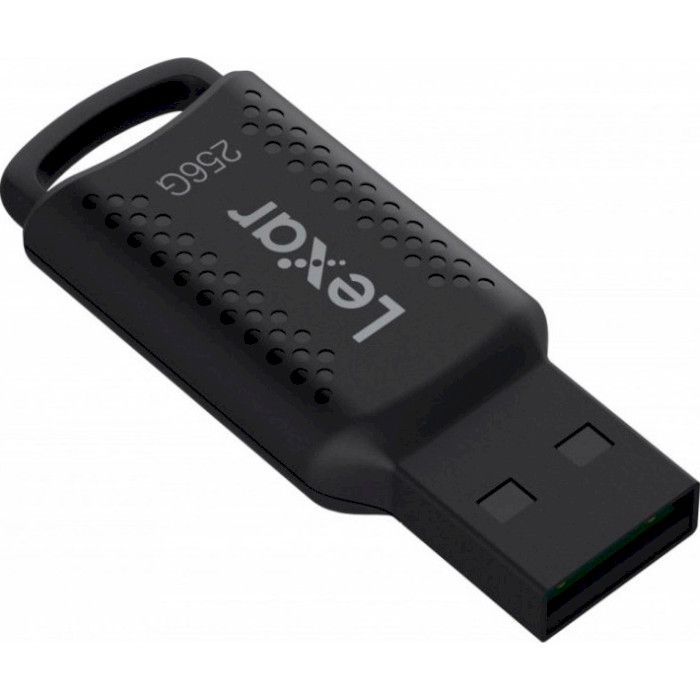 USB флеш накопитель Lexar 256GB JumpDrive V400 Black USB 3.0 (LJDV400256G-BNBNG) изображение 2
