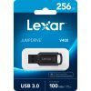 USB флеш накопитель Lexar 256GB JumpDrive V400 Black USB 3.0 (LJDV400256G-BNBNG) изображение 3