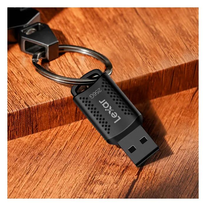 USB флеш накопитель Lexar 256GB JumpDrive V400 Black USB 3.0 (LJDV400256G-BNBNG) изображение 5