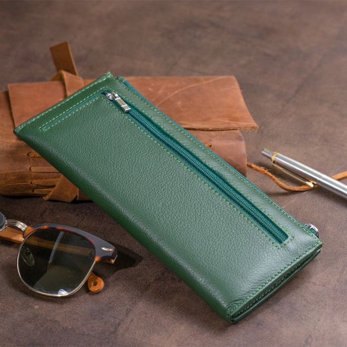 Кошелек ST Leather Из кожи унисекс Синий (19329) изображение 9