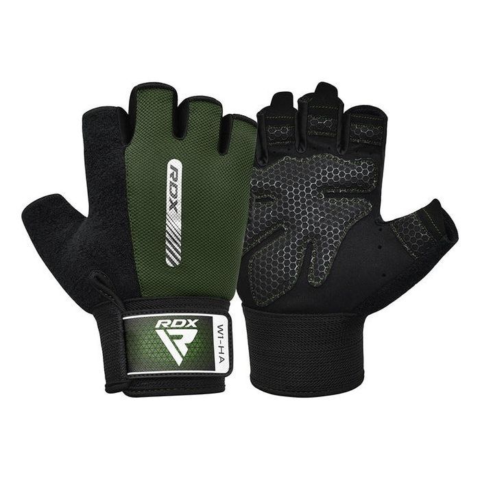 Перчатки для фитнеса RDX W1 Half Gray Plus XL (WGA-W1HG-XL+) изображение 5