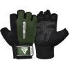 Перчатки для фитнеса RDX W1 Half Army Green Plus M (WGA-W1HA-M+) изображение 5