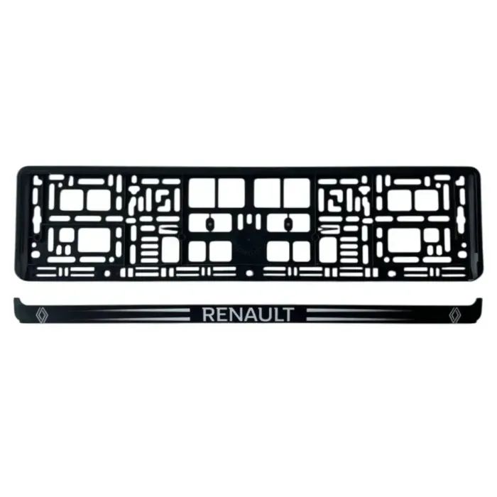 Рамка номерного знака Poputchik Renault (24-123-IS) зображення 2