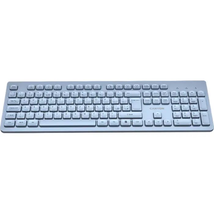 Клавиатура Canyon HKB-W01 Silent Wireless UA Blue (CNS-HKBW01BL) изображение 3