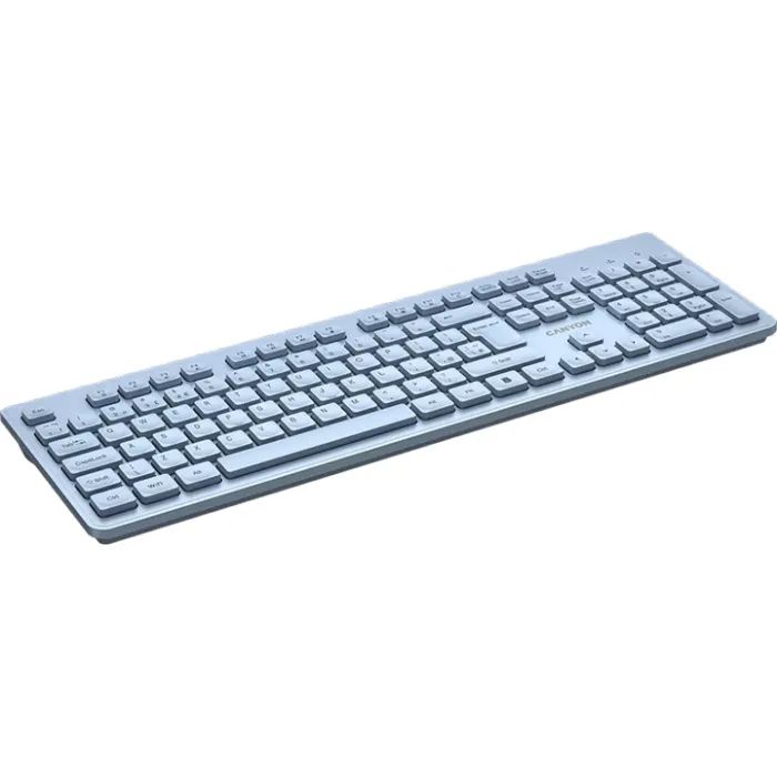 Клавиатура Canyon HKB-W01 Silent Wireless UA Blue (CNS-HKBW01BL) изображение 4
