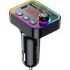 FM модулятор Havit HV-FM819BT USB-A+USB-C PD24W RGB Black (HV-FM819BT) зображення 3