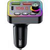 FM модулятор Havit HV-FM819BT USB-A+USB-C PD24W RGB Black (HV-FM819BT) зображення 4