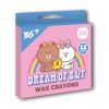 Карандаши цветные Yes Line Friends воскові 12 шт (590141) > цены в Киеве и Украине Карандаши цветные Yes Line Friends воскові 12 шт (590141)