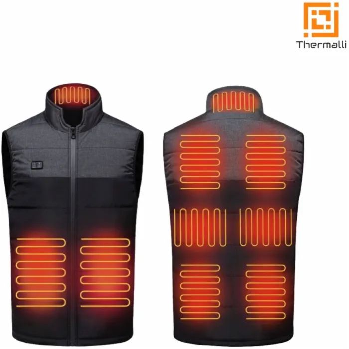 Жилет с подогревом Thermalli Chatel чорний/сірий S (10100505-01S) изображение 4