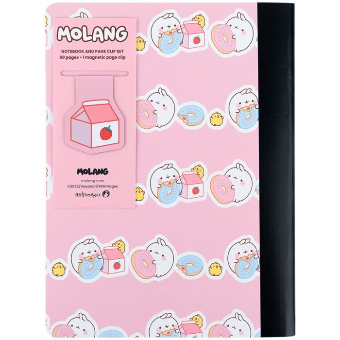 Блокнот Kite с магнитной закладкой Molang А5, 60 листов, клетка (ML25-192) изображение 4