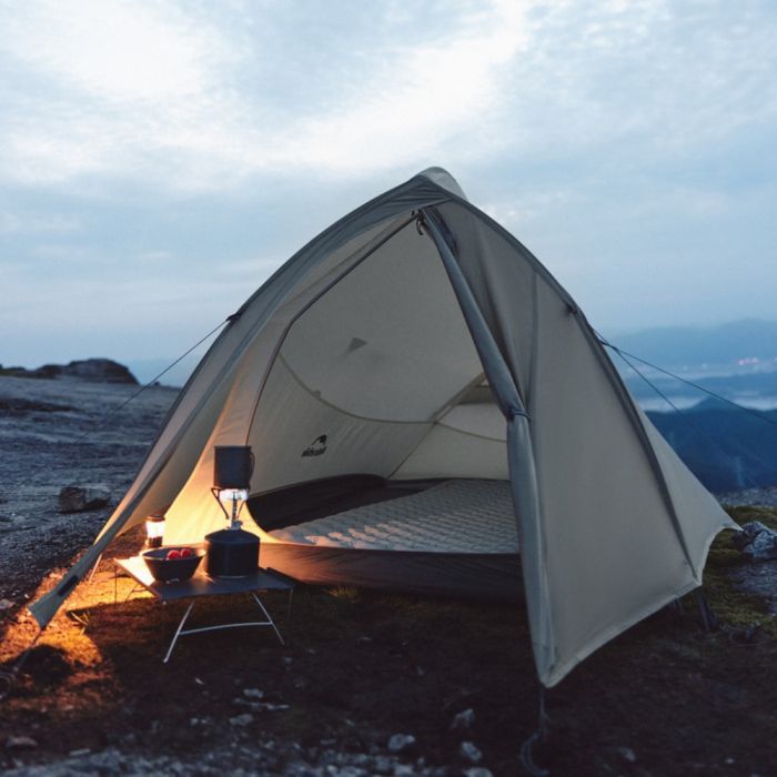 Палатка Naturehike двомісний з футпринтом CNK2350WS020 Cloud Up Pro сірий (6927595777008) изображение 4
