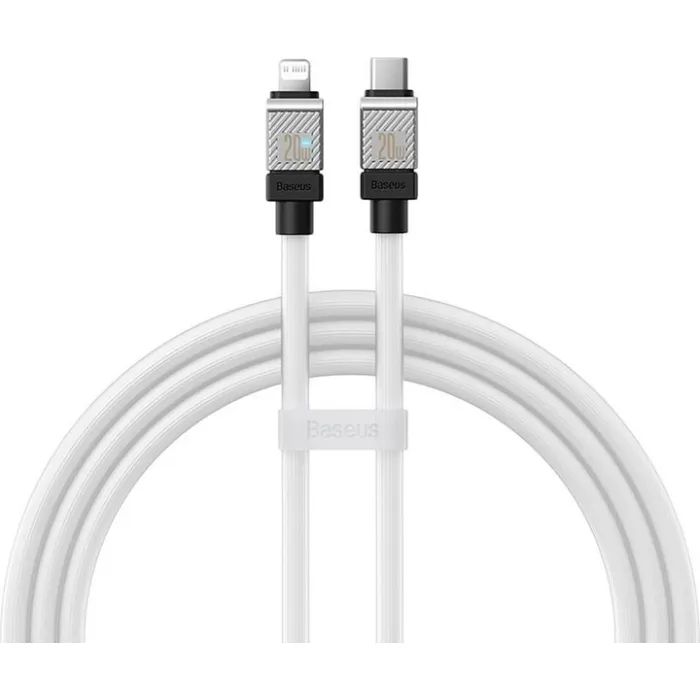 Дата кабель USB-C to Lightning 2.0m CoolPlay Fast Charging 20W white Baseus (CAKW000102)