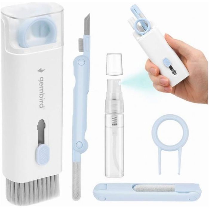 Универсальный чистящий набор Gembird portable cleaning kit, 7-in-1 (CK-LCD-07) изображение 2