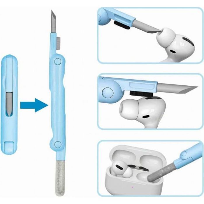 Универсальный чистящий набор Gembird portable cleaning kit, 7-in-1 (CK-LCD-07) изображение 4