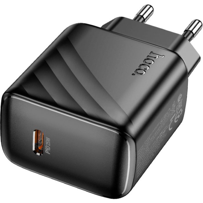 Зарядний пристрій HOCO CS24A Puerto USB-C PD25W Black (6942007639750) зображення 5