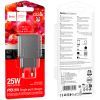 Зарядний пристрій HOCO CS24A Puerto USB-C PD25W Black (6942007639750) зображення 6