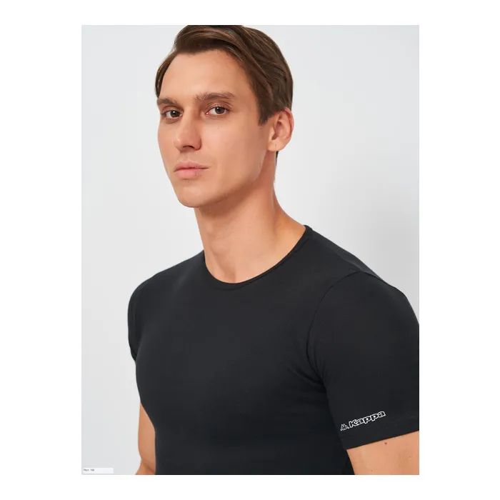 Футболка Kappa T-shirt Mezza Manica Girocollo K1306 BluNavy темно-синій L (8016279702370) зображення 4