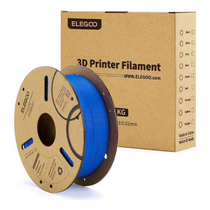 Пластик для 3D-принтера ELEGOO PLA 1кг, 1.75мм, gray cosmic (50.203.0109) зображення 2