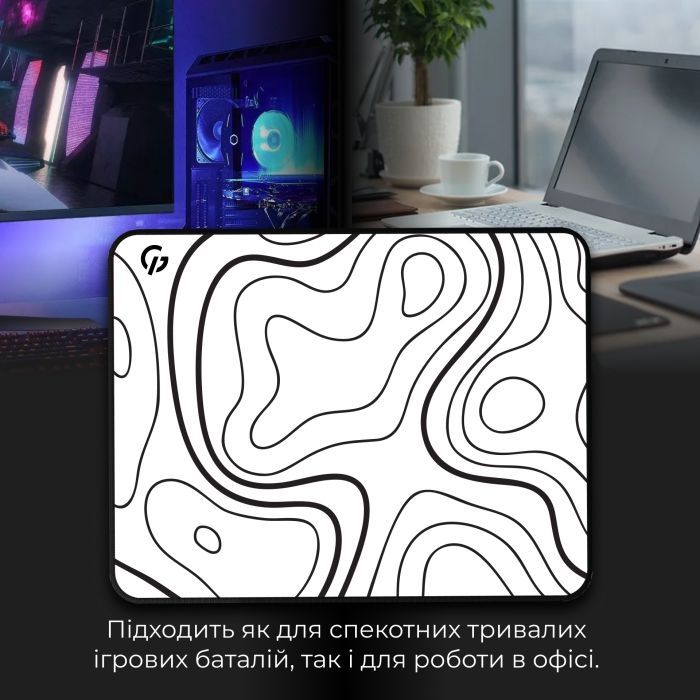 Килимок для мишки GamePro Speed/Control White (MP085AW) зображення 7