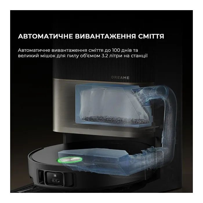 Пылесос Dreame X50 Ultra Complete Black (RLX85CE-4-BL) изображение 9