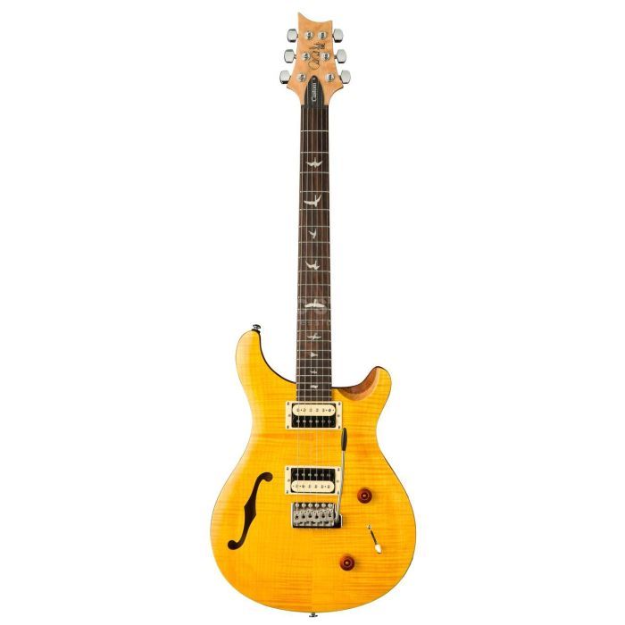 Гитара полуакустическая PRS SE Custom 22 Semi-Hollow Santana Yellow