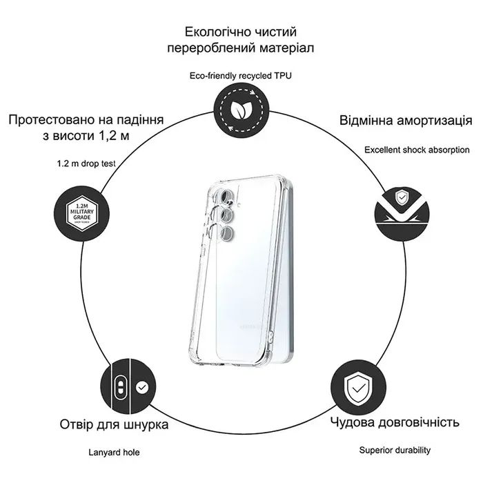 Чехол для мобильного телефона Drobak Samsung Galaxy S25 Plus (858502) изображение 2