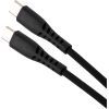 Дата кабель USB-C to USB-C 1.2m 100W Chip Silicon Black Vinga (VCDCCC21012SB) изображение 3