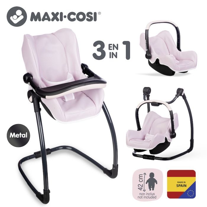 Аксесуар до ляльки Smoby Крісло Maxi-Cosi 3 в 1. Рожева перлина, 43 x 41 x 71 см, 3+ (7600240242) зображення 6