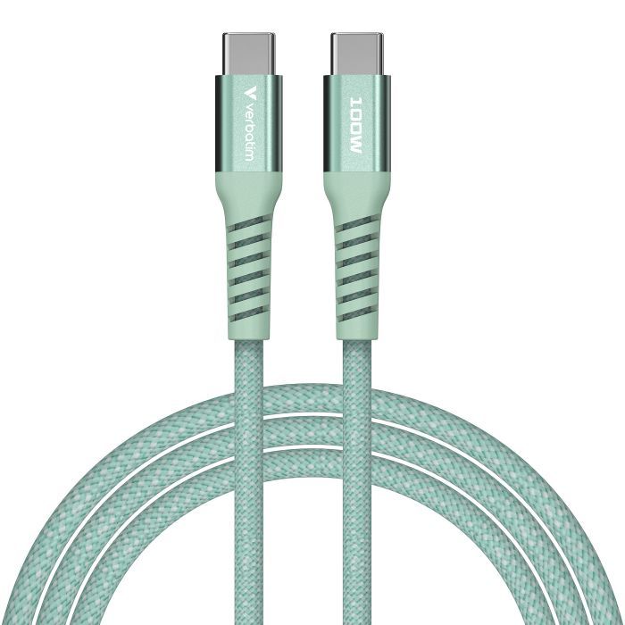 Дата кабель USB-C to USB-C 1.2m Magnetic 100W blue Verbatim (31856) изображение 2