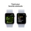 Смарт-годинник Apple Watch SE GPS + Cellular 40mm Silver Aluminium Case with Blue Cloud Sport Loop (MXGE3QH/A) зображення 6