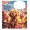 Зошит Школярик Romantic stories 12 аркушів коса лінія (012-3464C) зображення 2