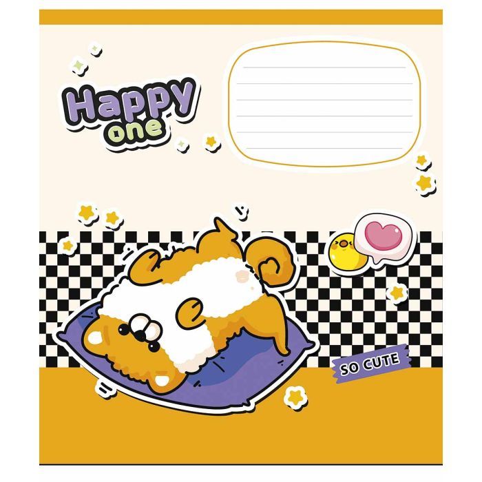 Зошит Школярик Happy one 18 аркушів клітинка (018-3532K) зображення 2