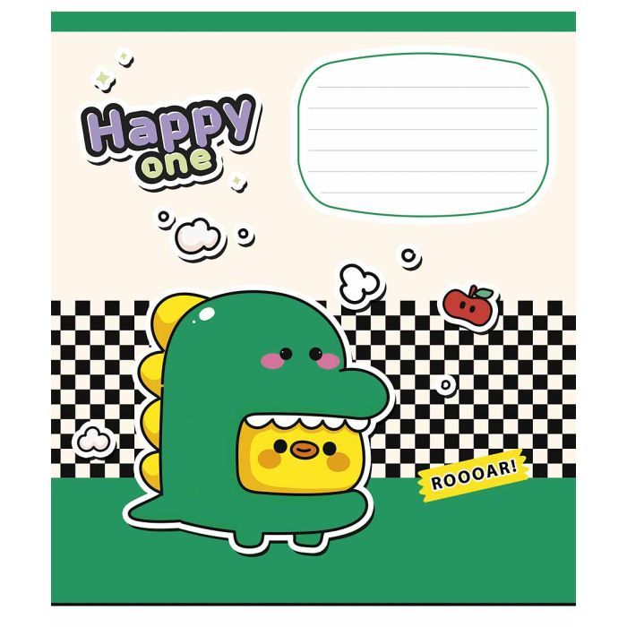 Зошит Школярик Happy one 18 аркушів клітинка (018-3532K) зображення 4
