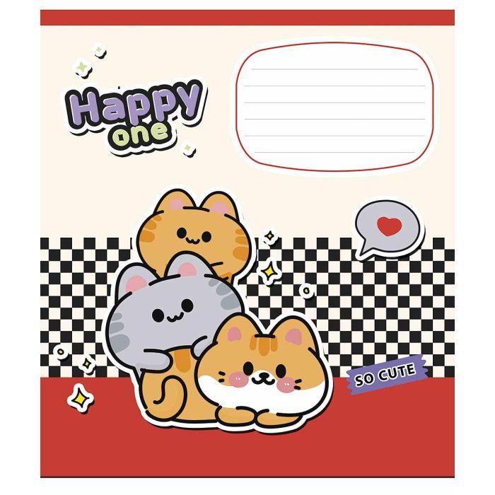 Зошит Школярик Happy one 18 аркушів клітинка (018-3532K) зображення 5